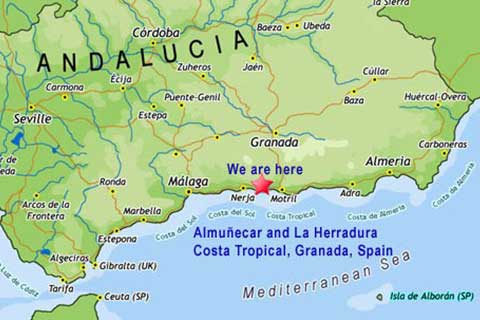 Costa Tropical - Plan Your Trip - Maps