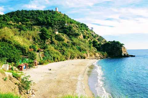 Things to See in Nerja --> Maro Beaches