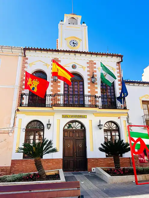 Álora Malaga - Plaza de Fuente Arriba - Ayuntamiento