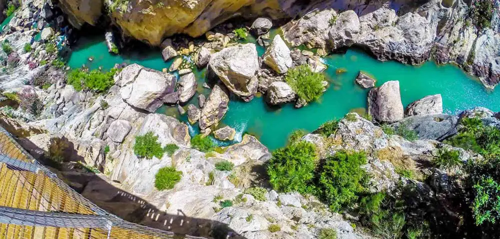 Caminito del Rey Horario - Vistas al río