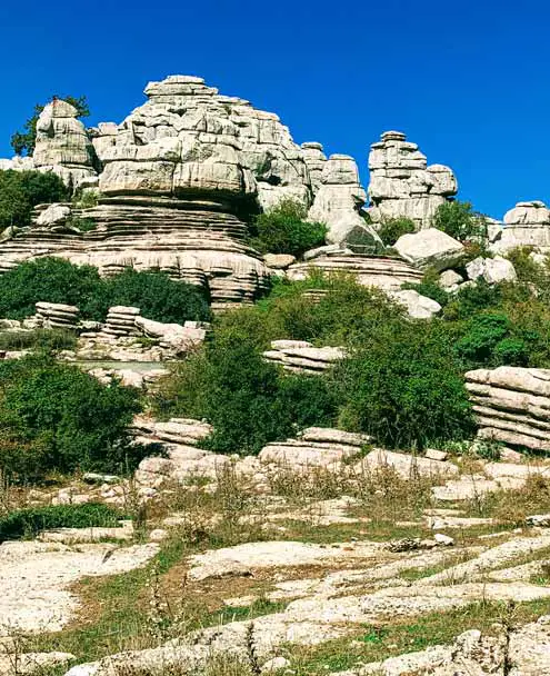 el Torcal de Antequera, España - Rocky Lanscape