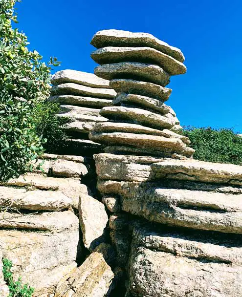 el Torcal de Antequera, España - Formaciones Kársticas