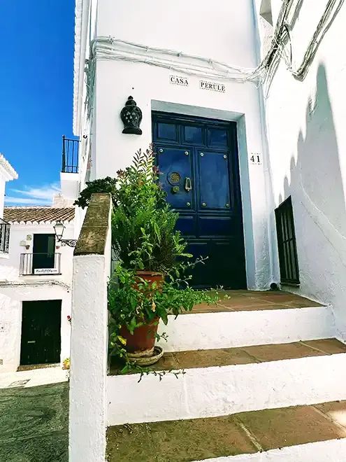 Beautiful Blue Doors in the Frigiliana Old Town
