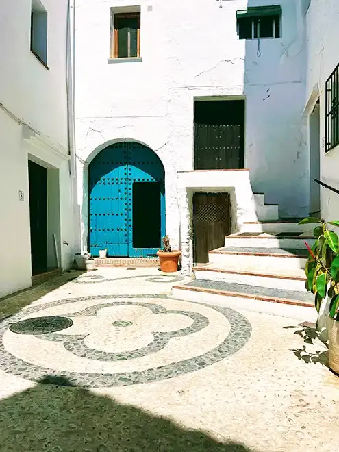Colorful Doors and Windows in Frigiliana Malaga