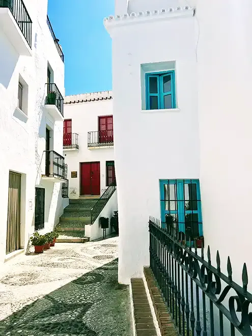 Colorful Doors and Windows in Frigiliana Malaga