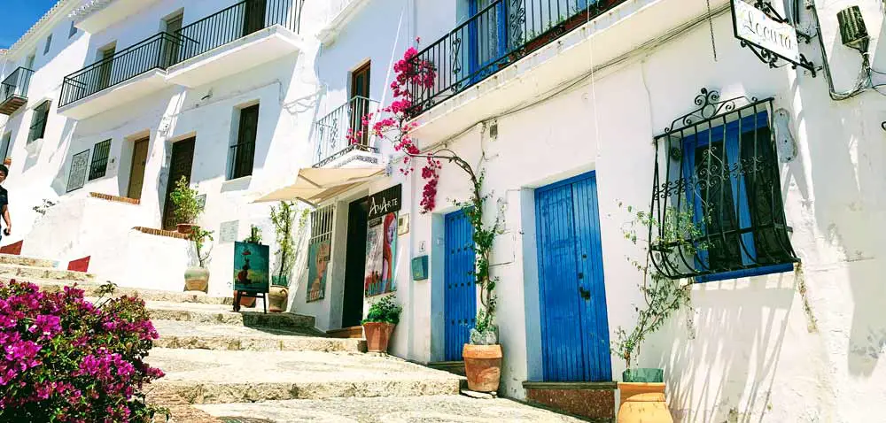 Calles del pueblo - Frigiliana, Malaga