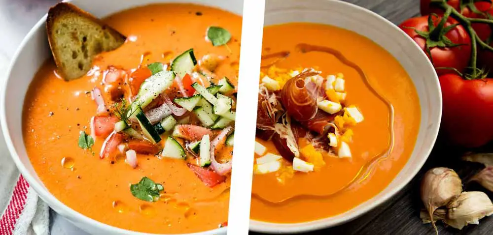 Gazpacho VS Salmorejo in a Nerja Restaurant