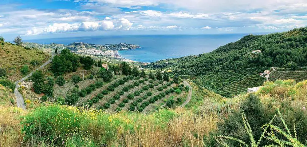 View of La Herradura from Rio Jate Valley