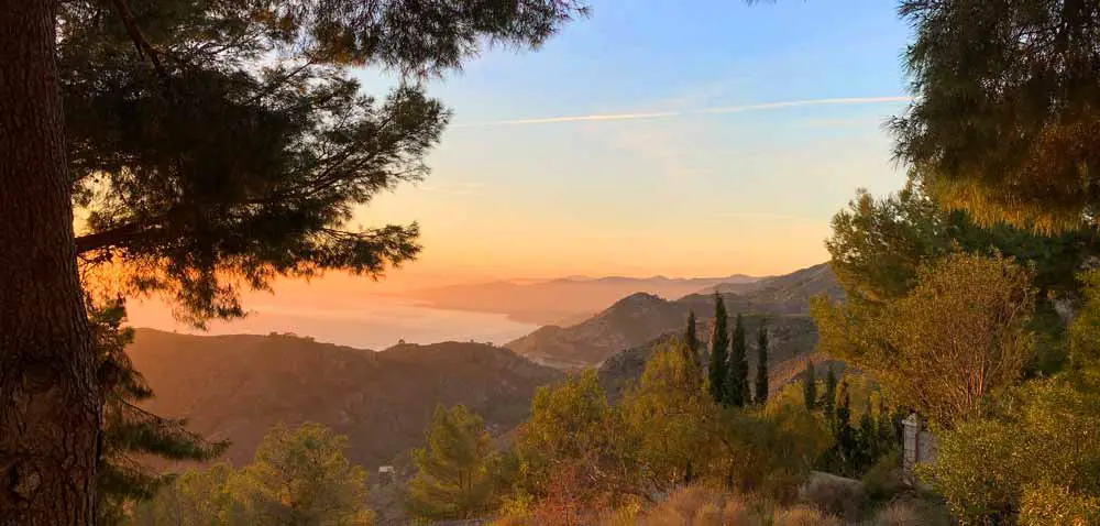 Atardecer en Maro Cerro Gordo