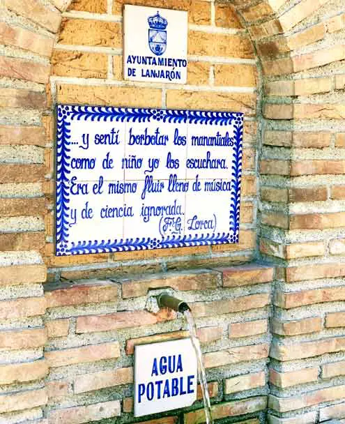 Lanjarón Spain - Flowing Fountains