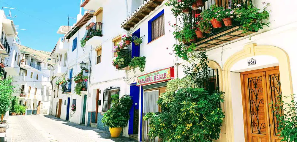 The pretty village of Lanjarón