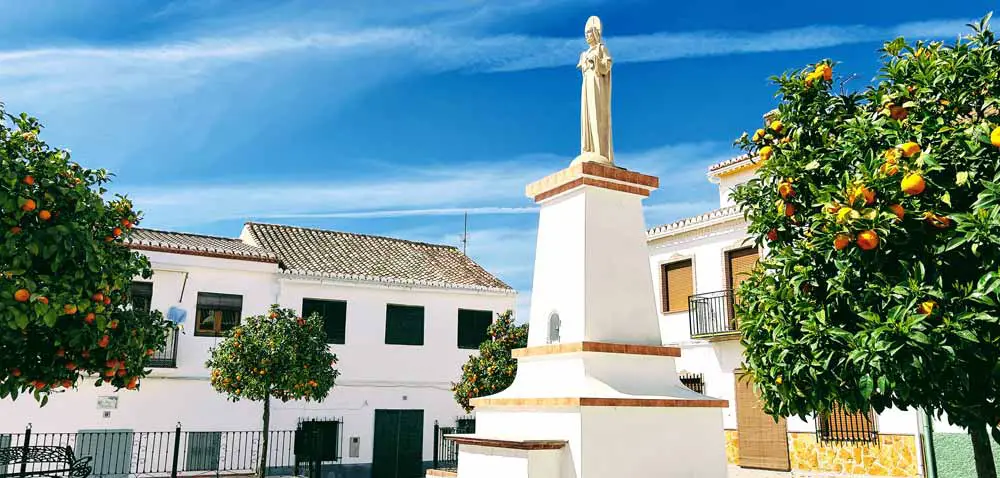 Melegís - Lecrin Valley - Plaza & Orange Trees