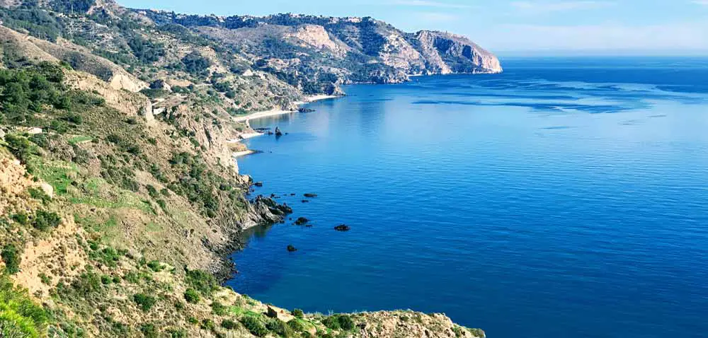 Coastline near Playa de las Alberquillas - Maro