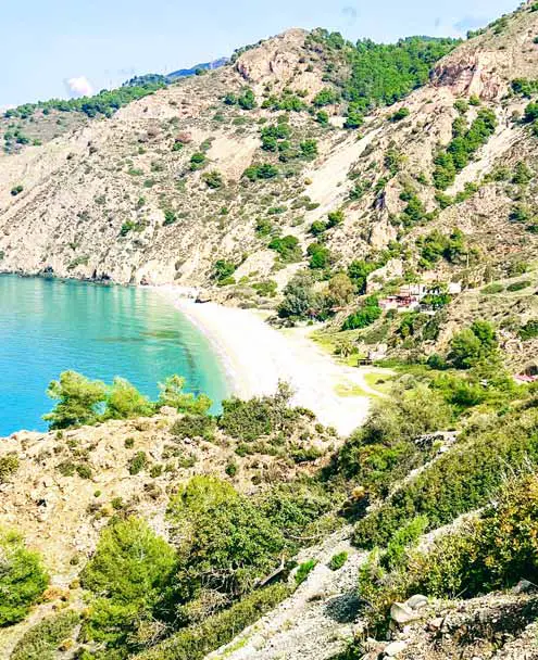 Playa el Cañuelo, Playa de Maro