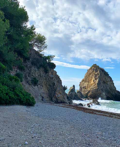 Playa el Cañuelo - Rocas