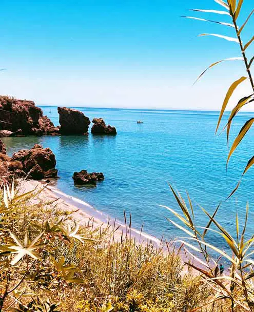 Playa la Caleta de Maro, Natural Beach
