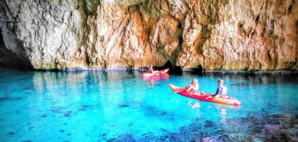Kayaking in Nerja