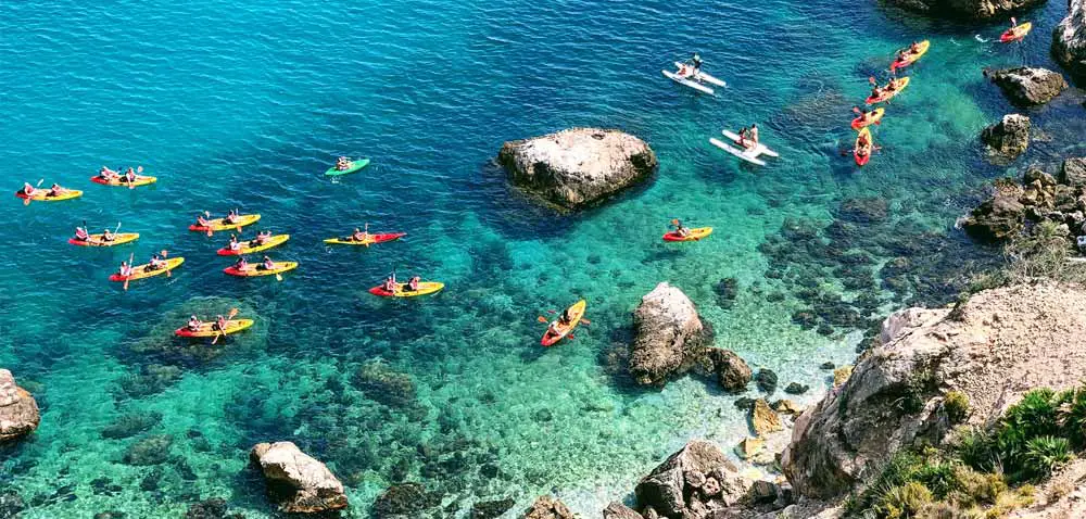 Kayaking in Nerja