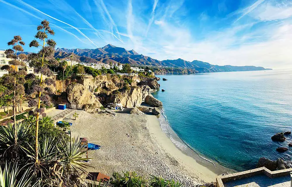 Playa Calahonda en Nerja España