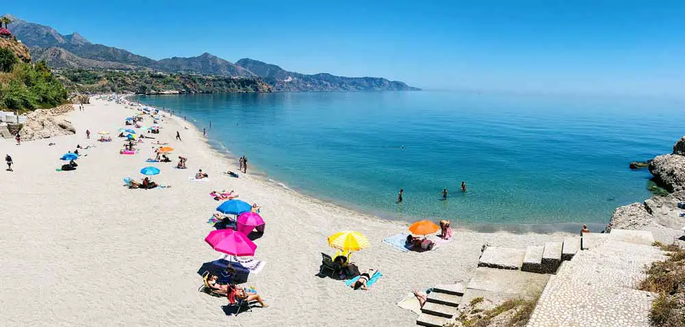 Playa Burriana & Playa Carabeillo - Nerja, Spain