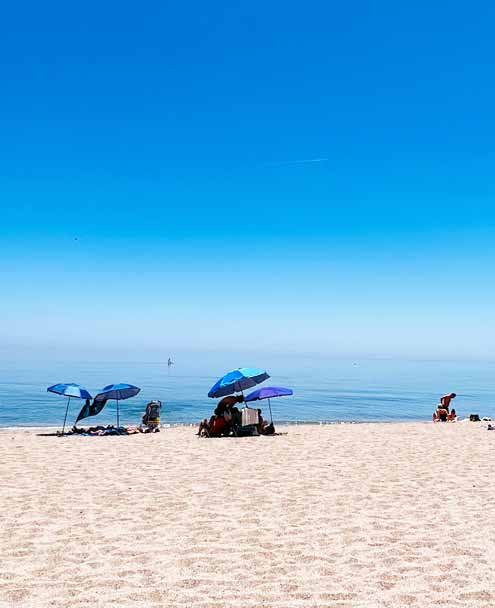 Playa Carabeillo - Colorful Umbrellas