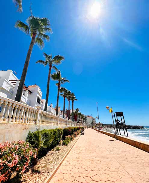 Playa el Chucho - Promenade