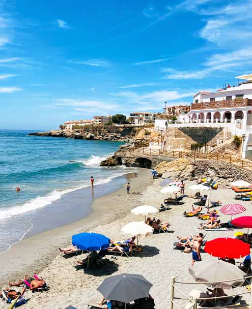 Playa la Caletilla - Playa en verano