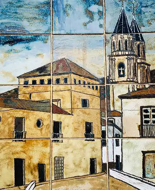 Órgiva España - Pintura de la Iglesia Expectación