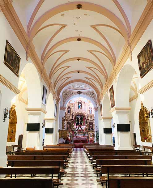 Inside View of Iglesia de Nuestra Señora de la Expectación in Órgiva
