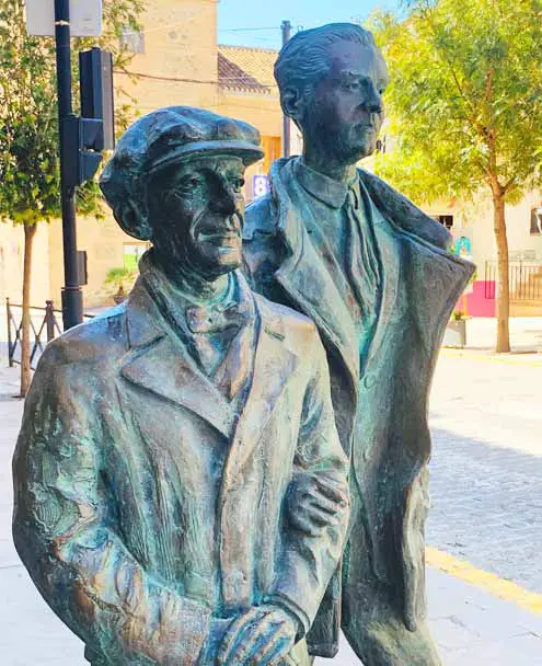 Estatua de Órgiva - Federico García Lorca y Manuel de Falla
