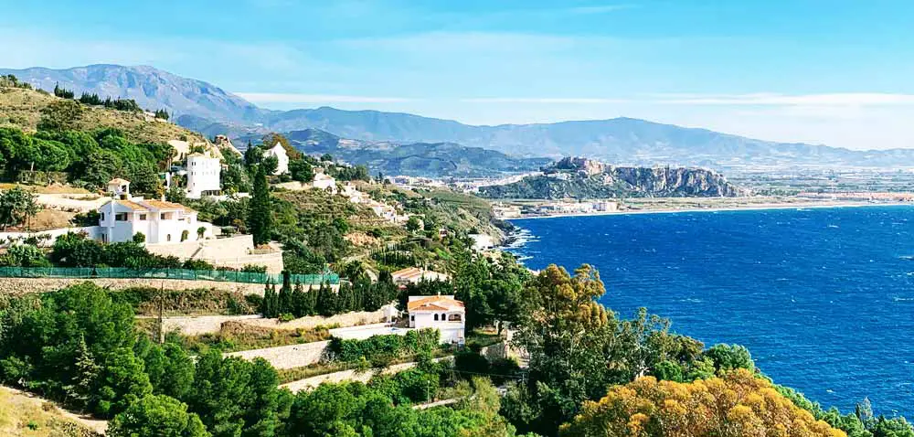 View of Salobreña from a distance