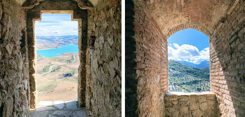 Zahara de la Sierra Castle Windows - Andalucía - Spain