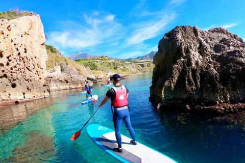 kayaking in Nerja - Plus Padel Board