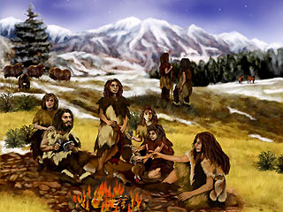 Neanderthal family